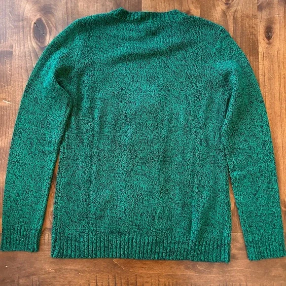 NWT Snowman and Penguin Green Holiday Knit Sweater - Picture 3 of 3